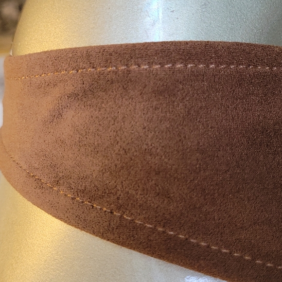 NWT Aritzia Wilfred Free Jones Dress | Dark Camel Faux Suede | Size 4 - Picture 5 of 15